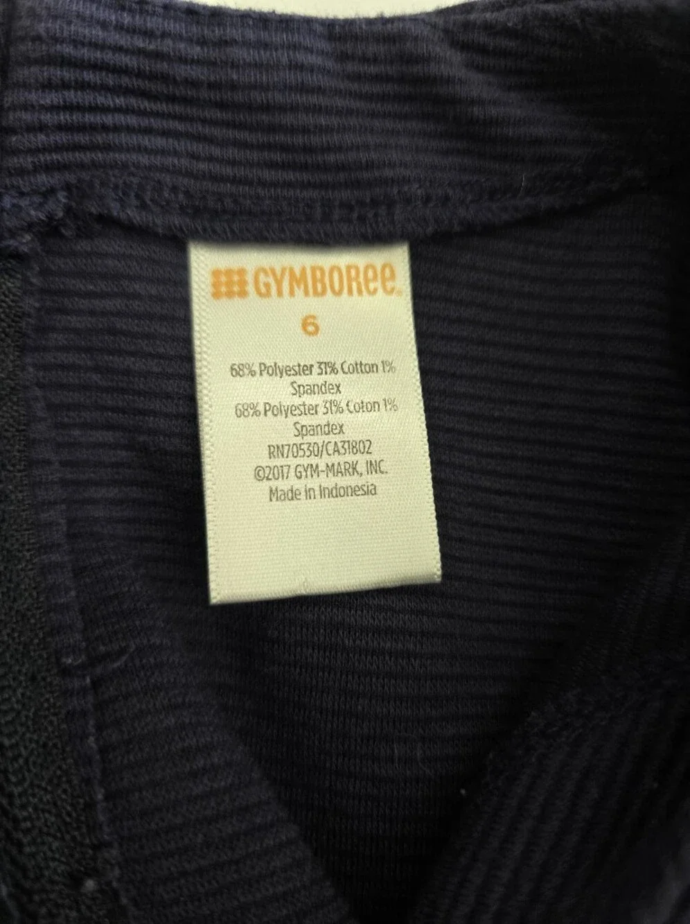 Gymboree Navy Dress with Gold Sequin Horse Size 6 *